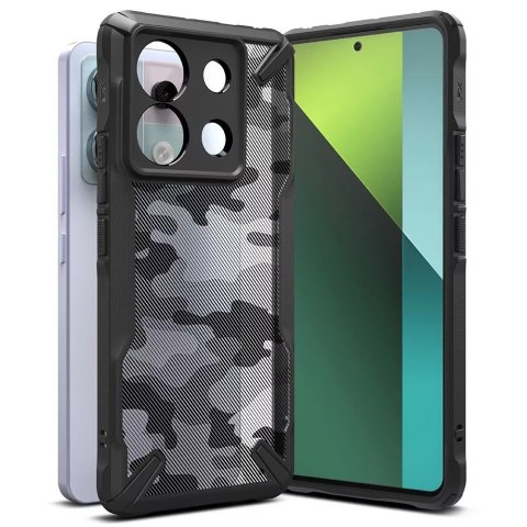 Etui Ringke Fusion X do Xiaomi Redmi Note 13 Pro 5G / Poco X6 5G Camo Black