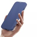 Etui Dux Ducis Skin X Pro do Samsung S24+ z magnetycznym ringiem i klapką - niebieskie