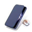 Etui Dux Ducis Skin X Pro do Samsung S24 z magnetycznym ringiem i klapką - niebieskie