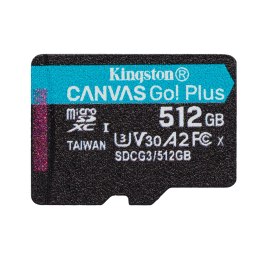 Kingston karta pamięci 512GB microSDXC Canvas Go! Plus kl. 10 UHS-I 170 MB/s