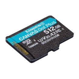 Kingston karta pamięci 512GB microSDXC Canvas Go! Plus kl. 10 UHS-I 170 MB/s