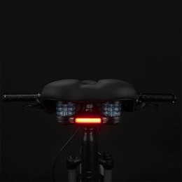 Siodełko rowerowe Rockbros 38218916002 MTB + lampka - czarne