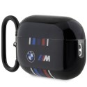 BMW etui do AirPods Pro 2 BMAP222SWTK czarne TPU Multiple Colored Lines