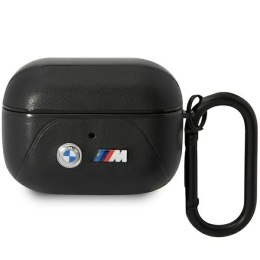 BMW etui do AirPods Pro BMAP22PVTK czarne PU Leather Curved Line