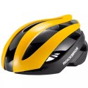 Kask rowerowy Rockbros 10110004005 rozmiar L - żółto-czarny