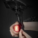 Lampka rowerowa tylna Rockbros Q2S LED z inteligentnym systemem stop + kabel USB-C - USB-A - czarna