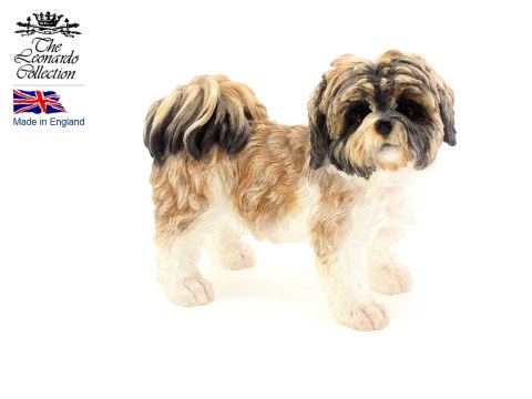 Figurka - pies Brown&White Shihtzu