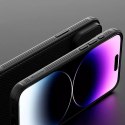 Pancerne etui Nillkin CamShield Pro Magnetic Case do iPhone 15 Pro Max z osłoną na aparat - fioletowe