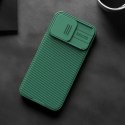 Pancerne etui Nillkin CamShield Pro Magnetic Case do iPhone 15 z osłoną na aparat - zielony