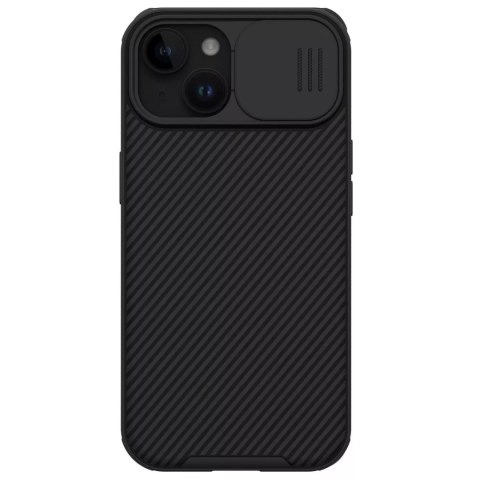 Pancerne etui Nillkin CamShield Pro Magnetic Case do iPhone 15 Plus z osłoną na aparat - czarne