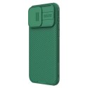 Pancerne etui Nillkin CamShield Pro Magnetic Case do iPhone 15 Pro Max z osłoną na aparat - zielone