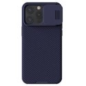 Pancerne etui Nillkin CamShield Pro Magnetic Case do iPhone 15 Pro z osłoną na aparat - fioletowe