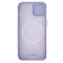 Silikonowe etui Nillkin CamShield Silky Silicone Case do iPhone 15 Plus z osłoną na aparat - fioletowe