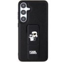 Karl Lagerfeld nakładka do Samsung Galaxy S24 KLHCS24SGSAKCPK czarna HC GRIPSTAND SAFFIANO KC PINS