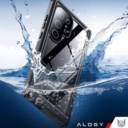 Etui do Samsung Galaxy S24 Ultra Pancerne wodoodporne IP68 360 Armor Case do Mag Safe Alogy czarne