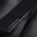 Nillkin Synthetic Fiber S Case etui Samsung Galaxy S23 Ultra pokrowiec osłona na aparat czarne