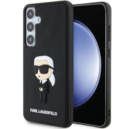 Karl Lagerfeld nakładka do Samsung Galaxy S24+ KLHCS24M3DRKINK czarna HC 3D RUBBER IKONIK NFT