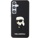 Karl Lagerfeld nakładka do Samsung Galaxy S24+ KLHCS24M3DRKINK czarna HC 3D RUBBER IKONIK NFT