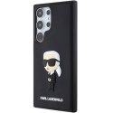 Karl Lagerfeld nakładka do Samsung Galaxy S24 Ultra KLHCS24L3DRKINK czarna HC 3D RUBBER IKONIK NFT