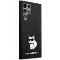 Karl Lagerfeld nakładka do Samsung Galaxy S24 Ultra KLHCS24LSNCHBCK czarna HC SILICONE NFT CHOUPETTE