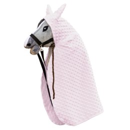 Peleryna Skippi dla Hobby Horse - różowa - długa derka - kropierz