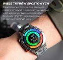 SMARTWATCH MĘSKI GRAVITY GT20-1 - AMOLED, DODATKOWY PASEK (sg024a)