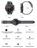 SMARTWATCH MĘSKI GRAVITY GT20-1 - AMOLED, DODATKOWY PASEK (sg024a)