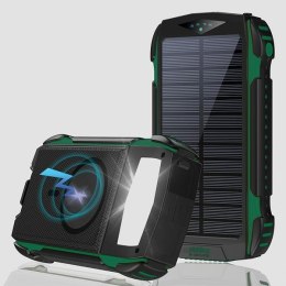 4smarts Powerbank Solarny TitanPack Rugged UltiMag 20000mAh zielony/green 540244
