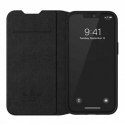 Adidas OR Booklet Case BASIC iPhone 13 Pro / 13 6,1" czarno biały/black white 47095