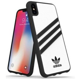 Adidas OR Moulded Case PU iPhone Xs Max biały/white 32809