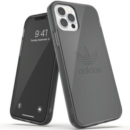 Adidas OR Protective iPhone 12/12 Pro Clear Case czarny przezroczysty/smokey black 42385