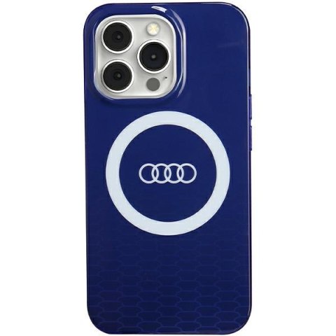 Audi IML Big Logo MagSafe Case iPhone 13 Pro / 13 6.1" niebieski/navy blue hardcase AU-IMLMIP13P-Q5/D2-BE