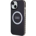 Audi IML Big Logo MagSafe Case iPhone 15 / 14 / 13 6.1" czarny/black hardcase AU-IMLMIP15-Q5/D2-BK