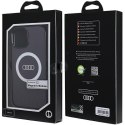 Audi IML Big Logo MagSafe Case iPhone 15 / 14 / 13 6.1" czarny/black hardcase AU-IMLMIP15-Q5/D2-BK