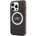 Audi IML Big Logo MagSafe Case iPhone 15 Pro 6.1" czarny/black hardcase AU-IMLMIP15P-Q5/D2-BK