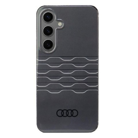 Audi IML Geometric Pattern Case S24 S921 czarny/black hardcase AU-IMLS24-A6/D3-BK