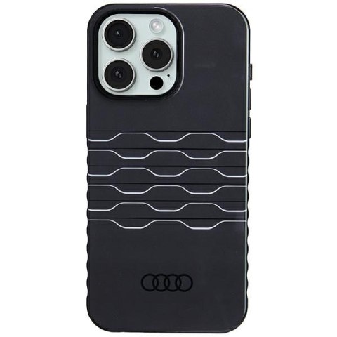 Audi IML MagSafe Case iPhone 15 Pro Max 6.7" czarny/black hardcase AU-IMLMIP15PM-A6/D3-BK