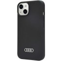 Audi Silicone Case iPhone 14 / 15 / 13 6.1" czarny/black hardcase AU-LSRIP14-Q3/D1-BK