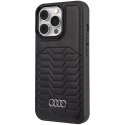 Audi Synthetic Leather MagSafe iPhone 13 Pro Max 6.7" czarny/black hardcase AU-TPUPCMIP13PM-GT/D3-BK