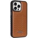 Audi Synthetic Leather MagSafe iPhone 14 Pro Max 6.7" brazowy/brown hardcase AU-TPUPCMIP14PM-GT/D3-BN