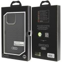 Audi Synthetic Leather MagSafe iPhone 14 Pro Max 6.7" czarny/black hardcase AU-TPUPCMIP14PM-GT/D3-BK