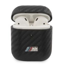 BMW BMA2CMPUCA AirPods 1/2 cover czarny/black PU Carbon M Collection