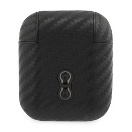 BMW BMA2CMPUCA AirPods 1/2 cover czarny/black PU Carbon M Collection