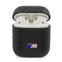 BMW BMA2WMPUCA AirPods 1/2 cover czarny/black PU Carbon M Collection