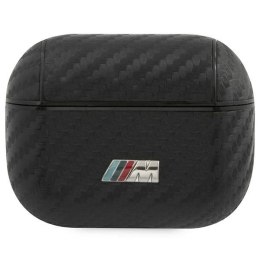 BMW BMAP2CMPUCA AirPods Pro 2 (2022/2023) cover czarny/black PU Carbon M Collection