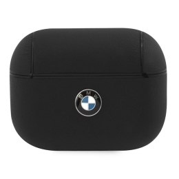 BMW BMAPCSLBK AirPods Pro cover czarny/black Geniune Leather Signature