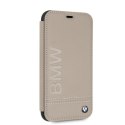 BMW BMFLBKI61LLST iPhone Xr book beżowy/taupe Logo Imprint