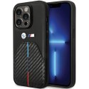 BMW BMHCP14L22NSTB iPhone 14 Pro 6.1" czarny/black Stamped Tricolor Stripe