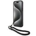 BMW BMHCP15M23RMRLK iPhone 15 Plus / 14 Plus 6.7" czarny/black hardcase Signature Leather Wordmark Cord
