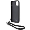 BMW BMHCP15M23RMRLK iPhone 15 Plus / 14 Plus 6.7" czarny/black hardcase Signature Leather Wordmark Cord